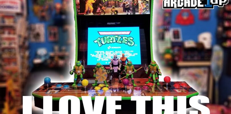 TMNT arcade 1up machine – TMNT Turtles in Time – I LOVE THIS!