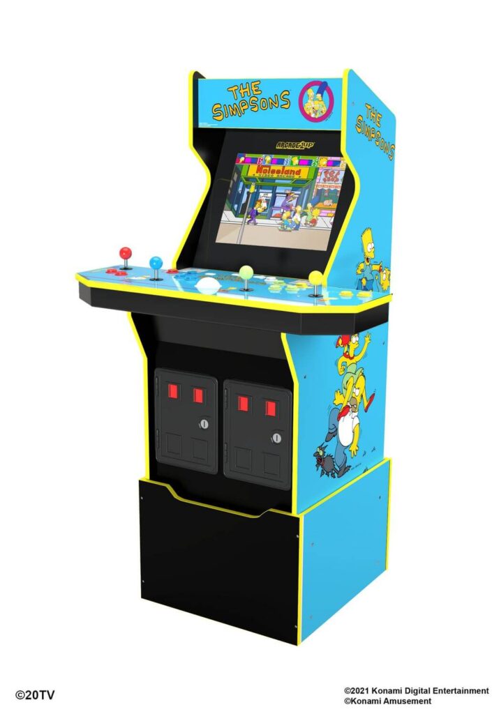 Simpsons Arcade 1up 4 Players