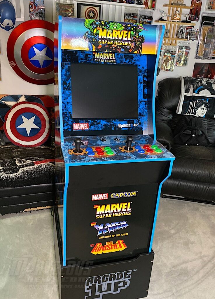 Arcade1up Marvel Super Heroes with riser